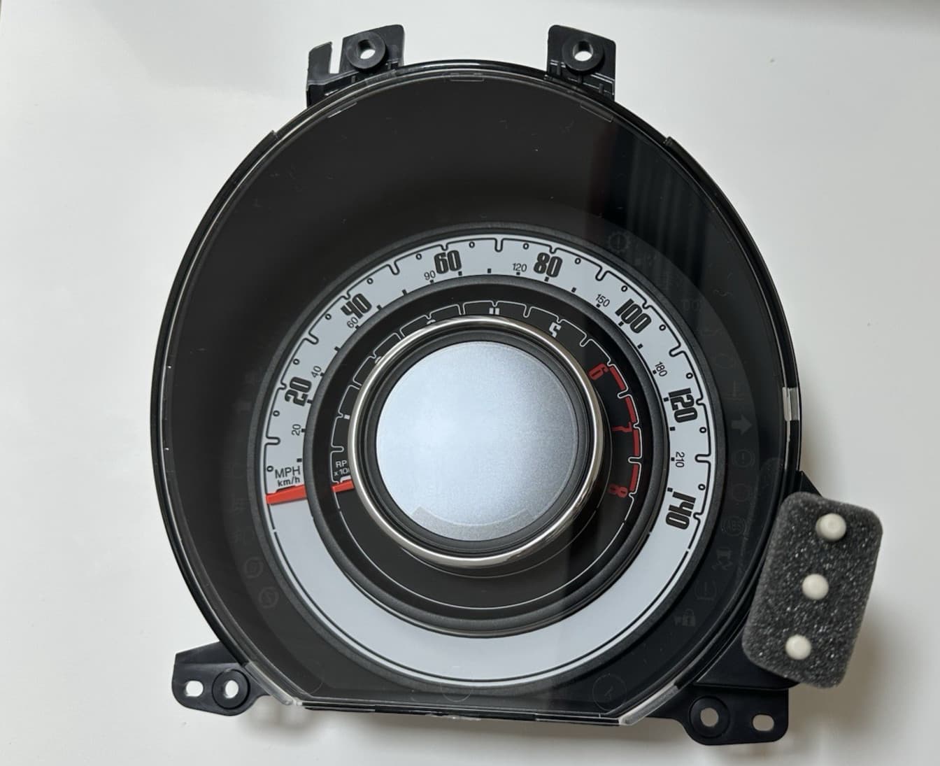 7356491010/503015500216 Fiat 500 Instrument Cluster (2018, 0 miles), photo 1 sur 7